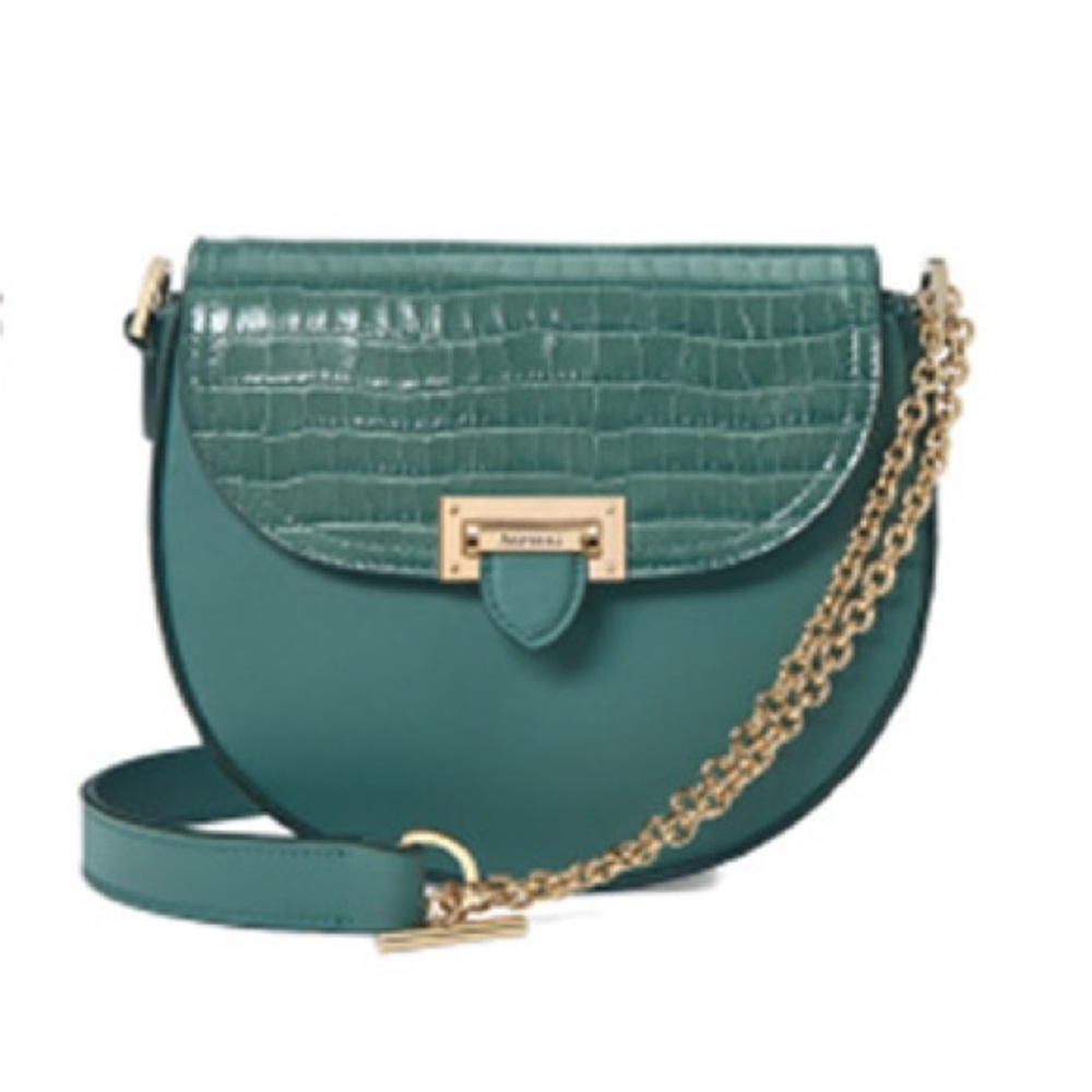 Aspinal of London Portobello Grained-Leather Cross-Body Bag